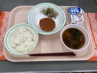 今日の給食です。